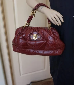 MARC JACOBS Quilted Leather Capra Satchel Bag - Picture 1 of 7