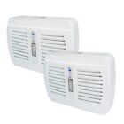 Dehumidifier Twin Pack 480ml Desiccant Mini Rechargeable Portable