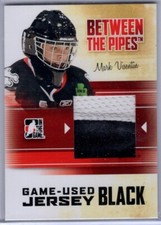 2010-11 Between The Pipes Jerseys Black #M40 Mark Visentin */120 *S2046
