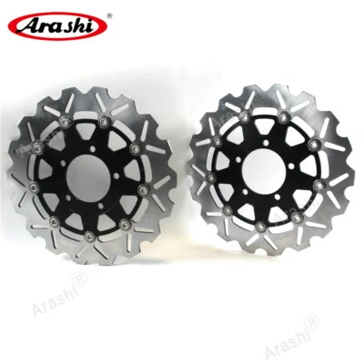 Черный передний тормозной диск подходит для KAWASAKI NINJA ZX10R 1000 2004 2005 2006 2007 ZX-10R - Изображение 1 из 4