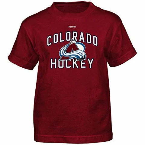 Outerstuff NHL Colorado Avalanche Open Net Short Sleeve Tee, Medium/(5-6), Ga Cover