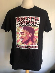 POETIC JUSTICE (2019) Official Men's 2PAC Tupac Shakur Movie T-Shirt Size XL - Picture 1 of 4