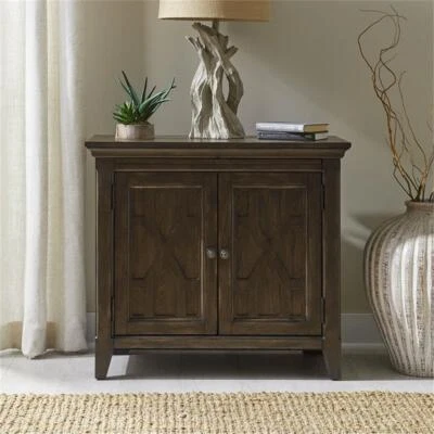 Paradise Valley 2 Door Bedside Chest w/ Charging Station - Image 1 of 4