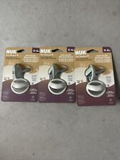 Lot Of 3 Packs Nuk For Nature 0-6 Month Pacifiers, New!  BRAND NEW