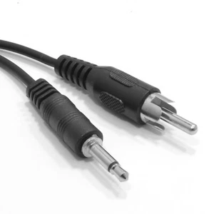 3.5mm Mono Jack Conector A Simple Rca Phono Enchufe Audio Cable 1.2m - Imagen 1 de 4