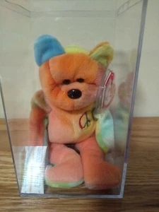 Ty Beanie Baby 1996 "Peace" Ritirato - Pellet PVC Ottime Condizioni (DSLRT01K) - Foto 1 di 5
