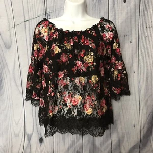 Juniors No Boundaries Top, Medium (7-9), Multi-Color, Polyester Blend - Picture 1 of 6