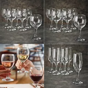 6-teiliges Pasabahce Stielgläser Set Wein-, Soda- und Sektgläser - Bild 1 von 12