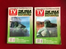 2003,Incredible Hulk (Linticular, 3-D), "TV Guide" (Set of 2) No Labels (MARVEL)