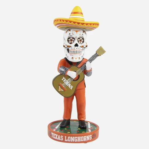 Texas Longhorns Day of the Dead Bobblehead NCAA Cover