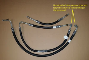 1954-1955 FORD CAR POWER STEERING HOSE SET - Picture 1 of 1