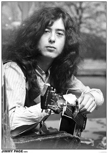 LED ZEPPELIN POSTER JIMMY PAGE 1970 SESSIONS ALBUM III - Bild 1 von 1