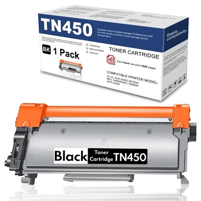 TN450 卡式胶筒 6000 TN420 碳粉 黑色 HL-2270DW 卡式胶筒 6000页数 黑色 — 第 1/4 张图片