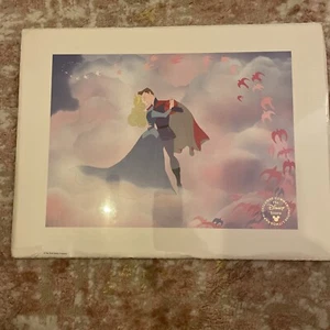 DISNEY STORE COMMEMORATIVE LITHOGRAPH - CINDERELLA AND PRINCE CHARMING - 1997 - Picture 1 of 6
