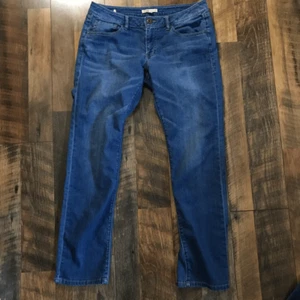 CAbi SZ 6 jeans denim women’s cotton distressed straight leg (F6) - Picture 1 of 4