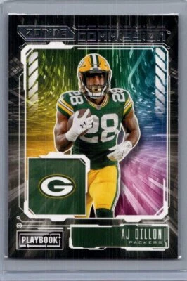 2021 Panini Playbook #ZC-AJD AJ Dillon Zoning Commission - Image 1 of 2