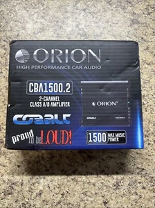 ORION CBA1500.2 AMPLIFICATORE AUTO SERIE COBALTO 1500W MAX 2 CANALI CLASSE A/B - Foto 1 di 6