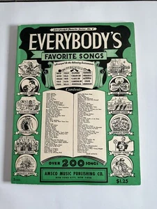Vtg Everybody's Favorite Songs Series No. 1 by Amsco Music Publishing Co. 1933 - Picture 1 of 6