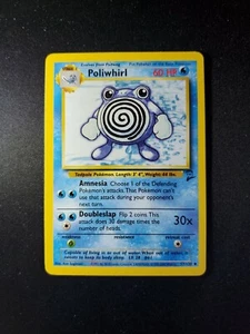 2000 Vintage Pokemon WOTC Base Set 2 - Poliwhirl #57/130 - NM/MINT - Picture 1 of 2