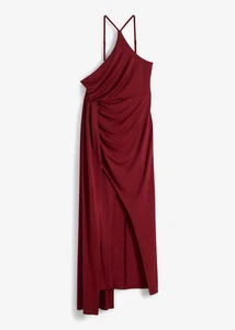 Neu One-Shoulder-Kleid mit Raffungen Gr. 40/42 Bordeaux Abendkleid Jerseykleid - Bild 1 von 1