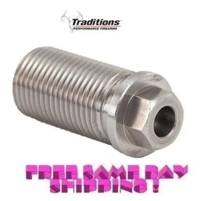 Traditions 209 Cabeza Hexagonal Estilo Breech Plug Pursuit, Buckstalker, Yukon # A1446 Foto 1 de 2