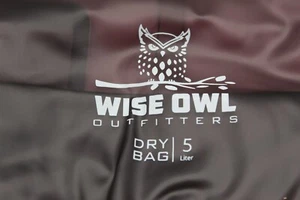 Wise Owl Outfitters Borsa asciutta in PVC 5L Nero - Foto 1 di 5