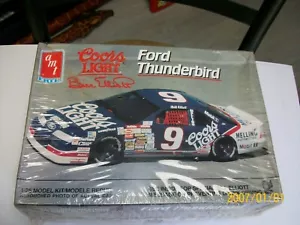 MODEL CAR KITS 1 AMT FORD BILL E. and 1 MONOGRAM RICKY RUDD - Picture 1 of 7