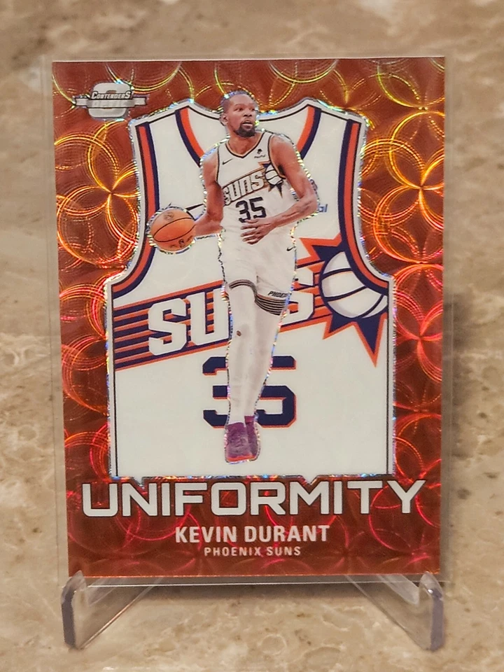 2023-24 Panini Contenders Optic Uniformity Red Scope Internation 24 Kevin Durant - Image 1 of 1