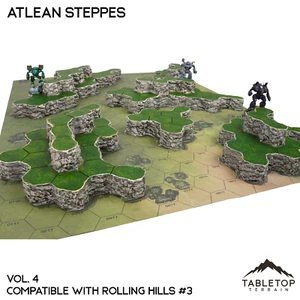 Juegos de colinas de mapas compatibles con Rolling Hills #3 - Atlean Stepes - Imagen 1 de 7