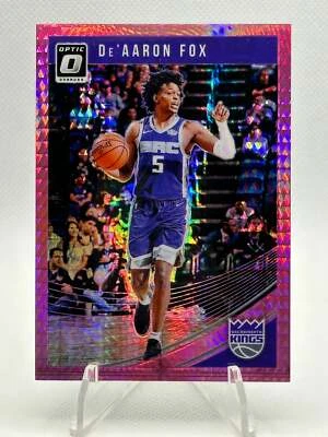 2018-19 Donruss Optic #51 DeAaron Fox (Hyper Pink) - Image 1 of 2