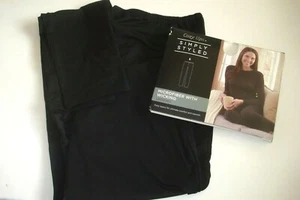 Ladies Leggings Cozy Layers Size Small Black Simply Styled - Picture 1 of 2