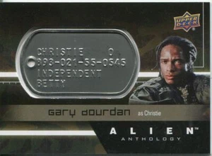 Alien Anthology Space Marine Dog Tag Card DT-CR Christie - Zdjęcie 1 z 1