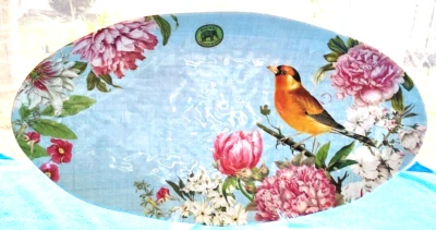 MICHEL Design Works Serving Platter  Size 19"L x 10"W - GARDEN MELODY - Image 1 of 4