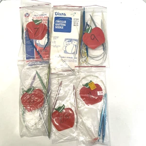 Circular Knitting Needles Size 7-11 Lot of 15 Plastic & Aluminum READ - Bild 1 von 7