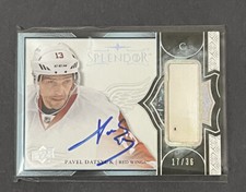 2020-21 Upper Deck The Cup #BD-PD Pavel Datsyuk Splendor Patch Auto 17/36 NHL