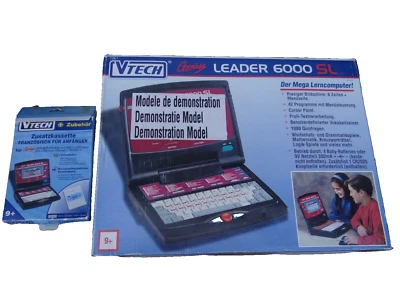 Genius Leader 6000 L Lerncomputer Kinder Schule Computer 90er VTech wie NEU OVP - Bild 1 von 4