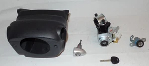 2012-2015 KIA RIO Ignition Switch Cylinder & Door Tumbler W/ Key & Shroud OEM - Picture 1 of 4