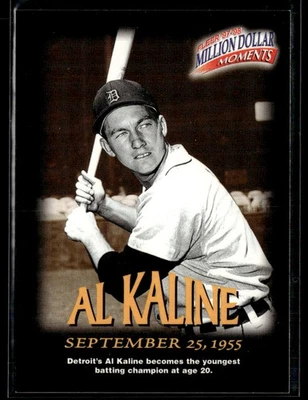 Tarjeta de béisbol 1997-98 Fleer Million Dollar Moments #21 Al Kaline Tigers 0303M Foto 1 de 2