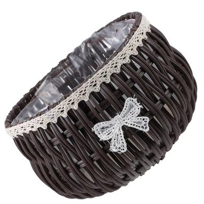  Übertopf Korb Aufbewahrungskorb Geflochten Geflochtener Pflanzkorb - Bild 1 von 4