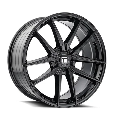 19x8.5 Touren TR94 拉丝带深石墨车窗车轮 5x120 (35 毫米) 4 件套 — 第 1/4 张图片