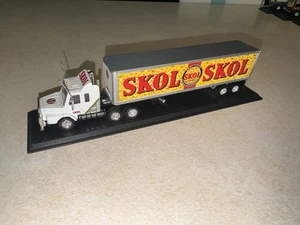 MATCHBOX 1:100 SCALE SKOL LAGER SCANIA TRACTOR TRAILER CERTIFICATE & BOX - Picture 1 of 5
