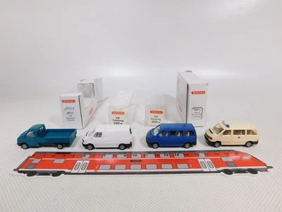 4x wiking H0 1:87 Modello VW 295 296 297 320 Croce Rossa Mint + Box # DP678-0,5 - Immagine 1 di 4