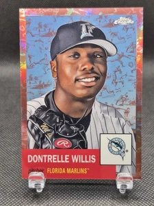 2022 Topps Chrome Platinum Dontrelle Willis Toile Cream/Rose Gold Refractor /75 - Bild 1 von 3