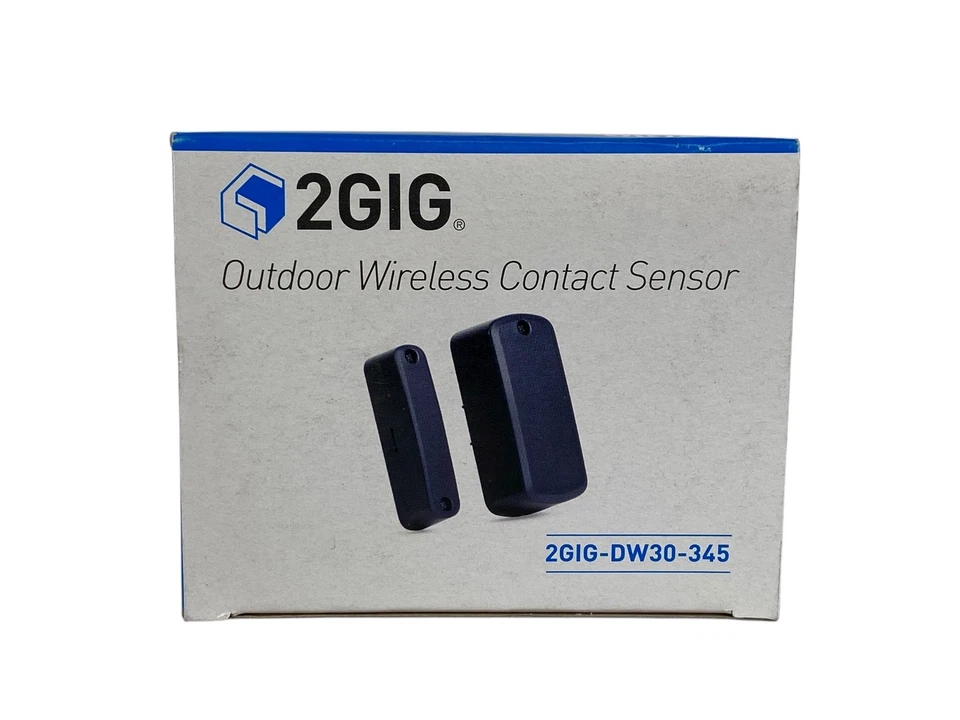 2GIG Outdoor Wireless Contact Sensor 2GIG-DW30-345 Pool Gate Door Security - Image 1 of 4