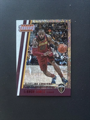 2017-18 Panini Threads #18 LeBron James Dazzle /99 Cavs Lakers - Image 1 of 2