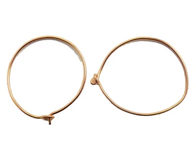 20 Pcs 20mm Earring FindingS Genuine Copper Jewelry Making 893 - Image 1 of 3