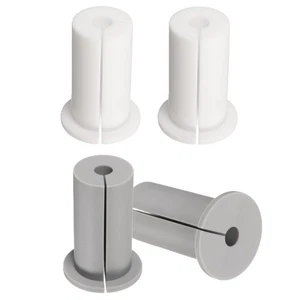 4 Pcs 1" Wall Grommet Cable Routing Kit for 8mm Hole White Gray - Photo 1/7