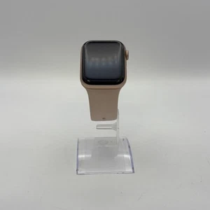 Apple Watch (seria 6) 40mm złoty aluminium (LTE) z różowym sportem - w dobrym stanie - Zdjęcie 1 z 6