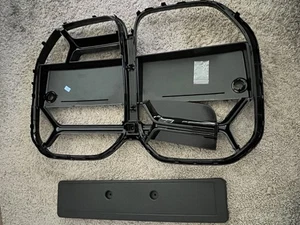 G22 Grille - Black Kidney Single slats Grill Compatible With BMW 4 Series G22/G2 - Bild 1 von 4