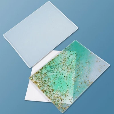 Hágalo usted mismo Tablero de Escritura Mesa Moldes de Silicona Cristal Resina Epoxi Moldes de Fundición EE. UU. Foto 1 de 4